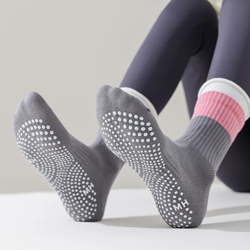 Silicone Non-slip Yoga Socks W - Medias Para Pilates Y Yoga review and price