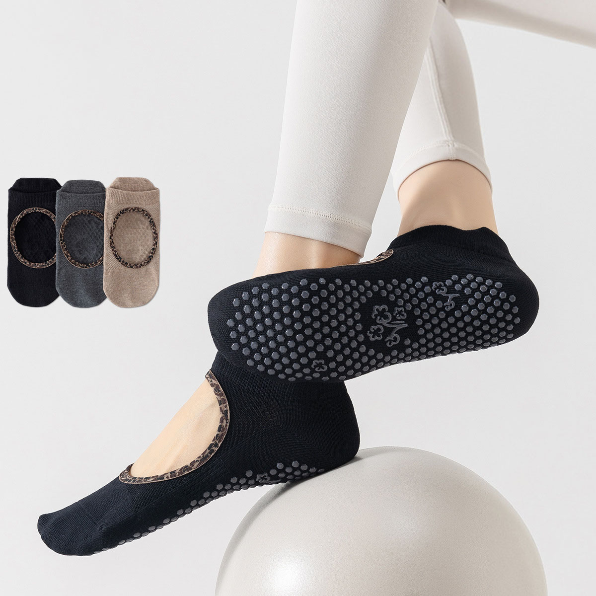Yoga Socks Women Silicone Non- - Medias Para Pilates Y Yoga review and price