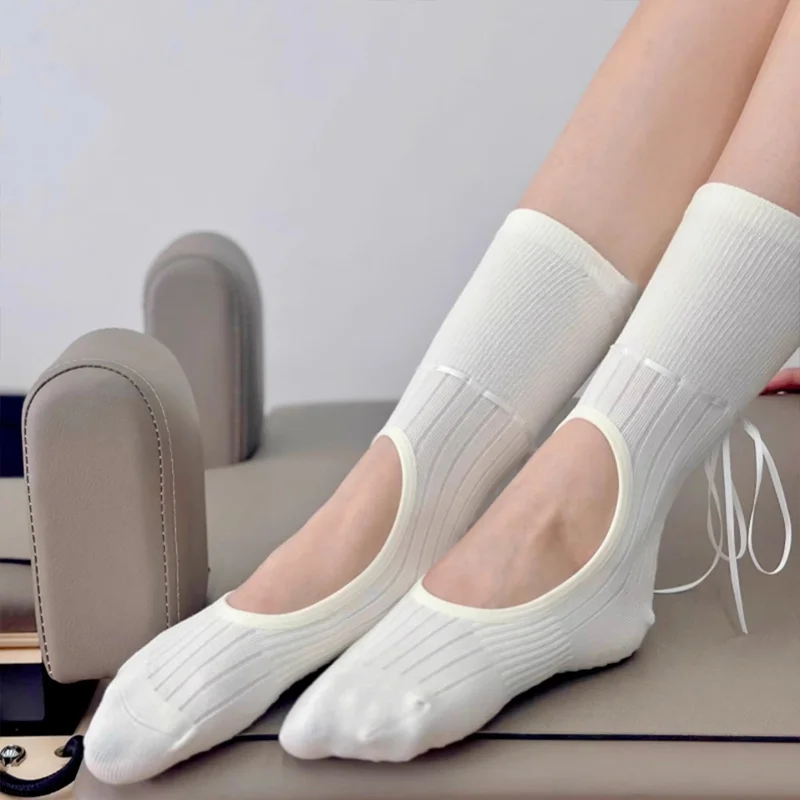 Fashion Women Yoga Socks Ribbo - Medias Para Pilates Y Yoga review and price