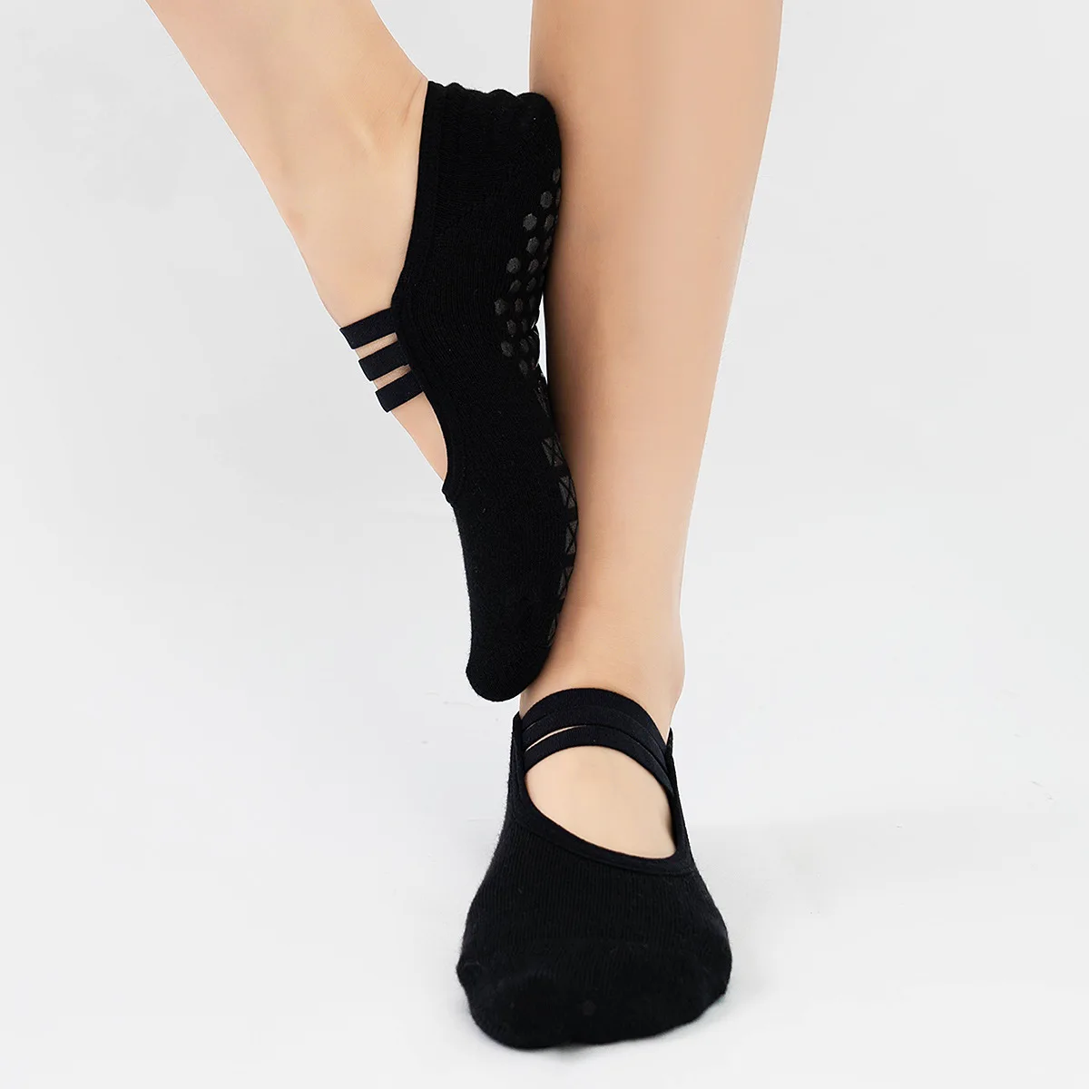 Silicone Non-slip Yoga Socks W - Medias Para Pilates Y Yoga review and price