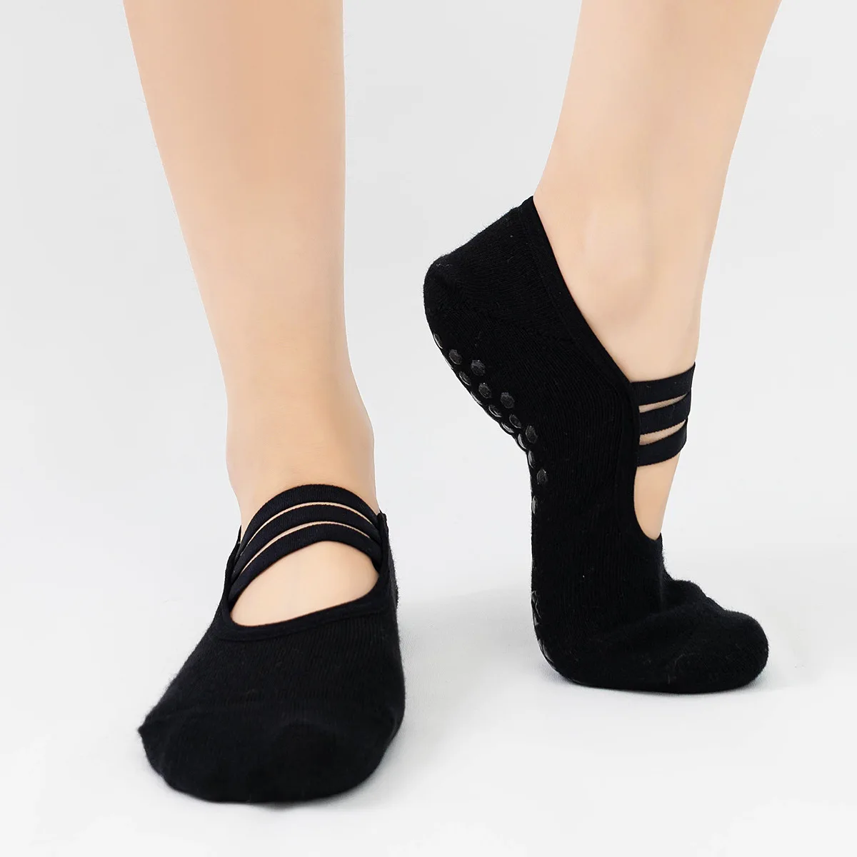 Silicone Non-slip Yoga Socks W - Medias Para Pilates Y Yoga review and price