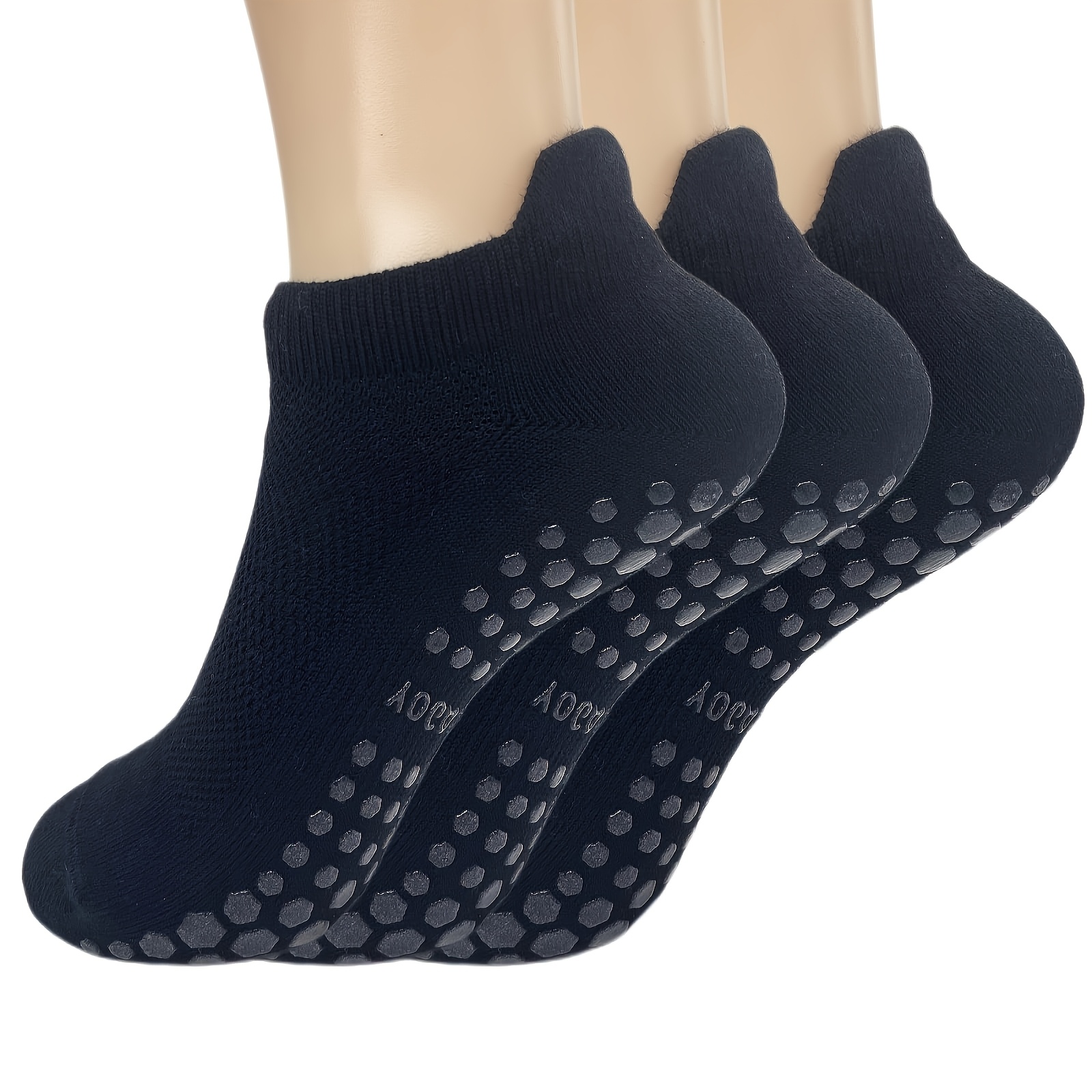 3 Pairs Grip Pilates Socks for - Medias Para Pilates Y Yoga review and price
